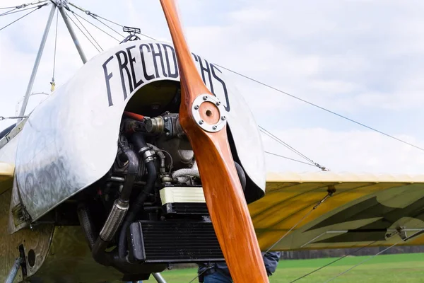 Plasy République Tchèque Avril 2017 Avion Chasse Fokker Iii Eindecker — Photo