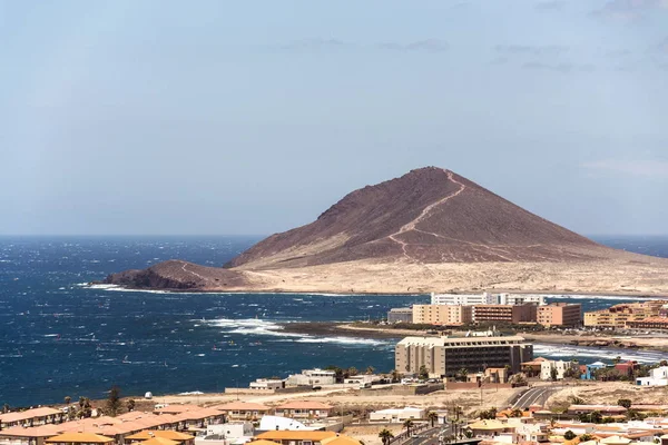 Montana Roja Montanha Costa Tenerife Perto Medano Ilhas Canárias Espanha — Fotografia de Stock