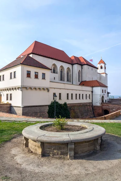 Beautiful Spilberk Castle Exterior Brno Southern Moravia Czech Republic Sunny Stock Image
