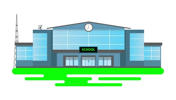 Isolierte Schulgebäude Vektor Illustrationsdesign — Stockvektor