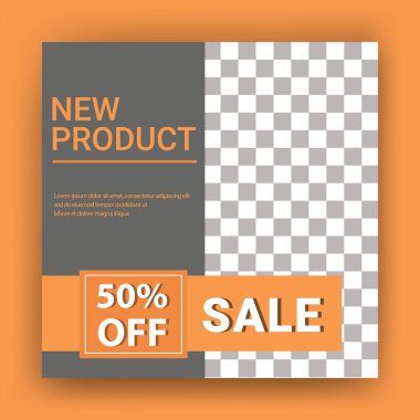 Düzenlenebilir Posta Şablonu Dijital Pazarlama için Sosyal Medya Sancakları. Dijital web harflerinin görüntüleme biçimi. Zarif kart