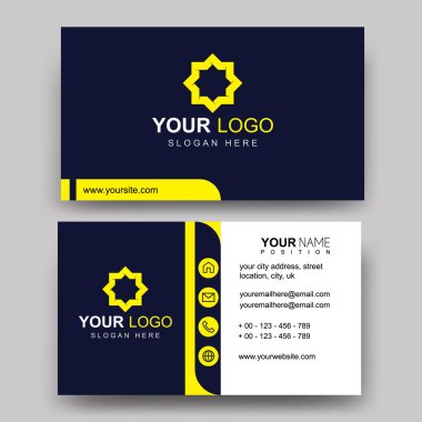 Yaratıcı ve zarif Modern Vektör İş Kartı Şablonları