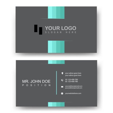 Yaratıcı ve zarif Modern Vektör İş Kartı Şablonları