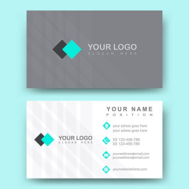 Yaratıcı ve zarif Modern Vektör İş Kartı Şablonları