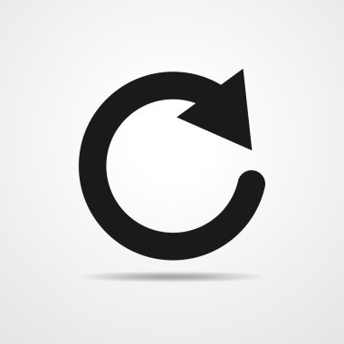 Update simgesi. Vektör çizim.