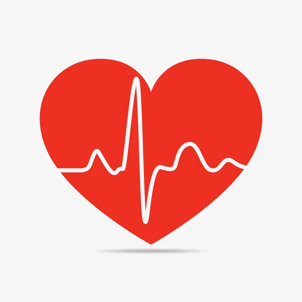 Heart icon. Vector illustration. — Stock Vector