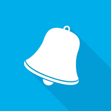 Handbell simgesi. Vektör çizim.