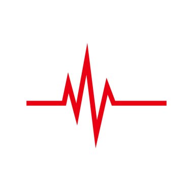 Kalp atışı Icon - vektör çizim.