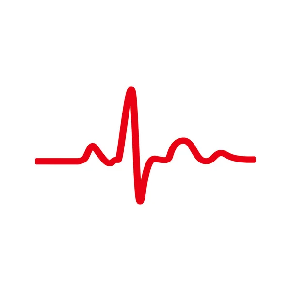 Εικόνα κτύπο της καρδιάς - εικονογράφηση φορέας. — Διανυσματικό Αρχείο