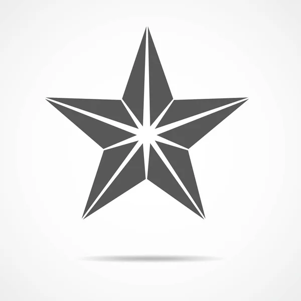 Star-Symbol. Vektorillustration. — Stockvektor