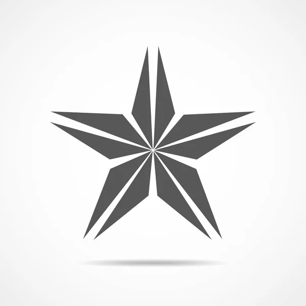 Star-Symbol. Vektorillustration. — Stockvektor
