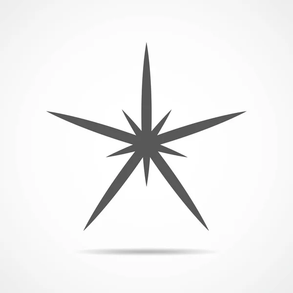 Star-Symbol. Vektorillustration. — Stockvektor