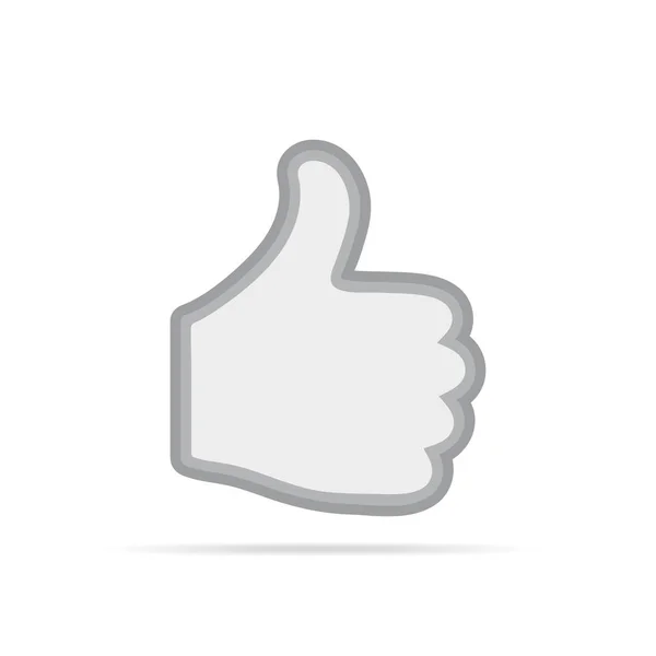 Thumb up icon. Vector illustration. — Stock Vector