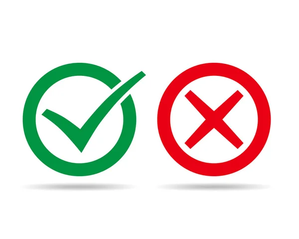 Kontrol ve işaretleri yanlış. Vektör çizim.