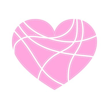 Sevgililer günü için kalp. vektör çizim.