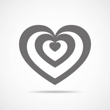 Sevgililer günü için kalp. vektör çizim.