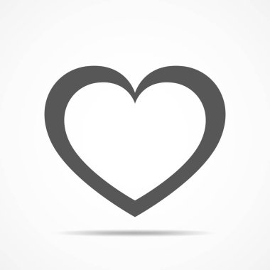 Sevgililer günü için kalp. vektör çizim.