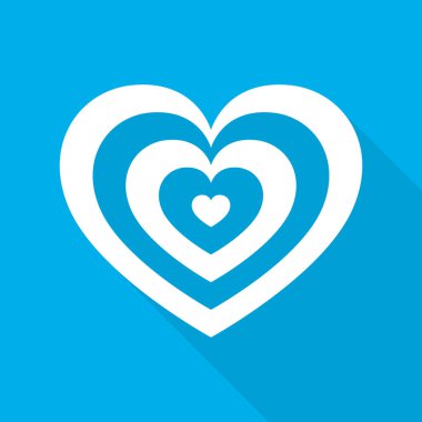 Sevgililer günü için kalp. vektör çizim.