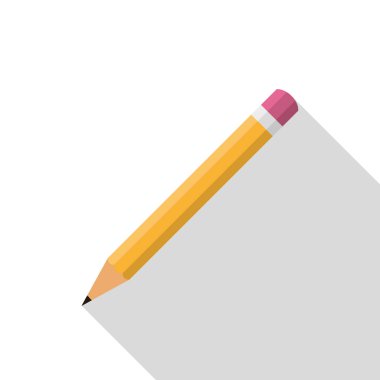 Kalem simgesi. vektör illüstrasyonu