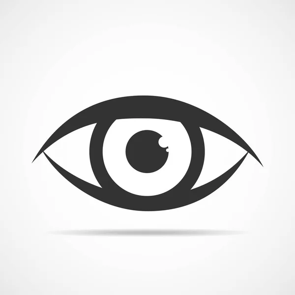 Icono del ojo. ilustración vectorial. — Vector de stock