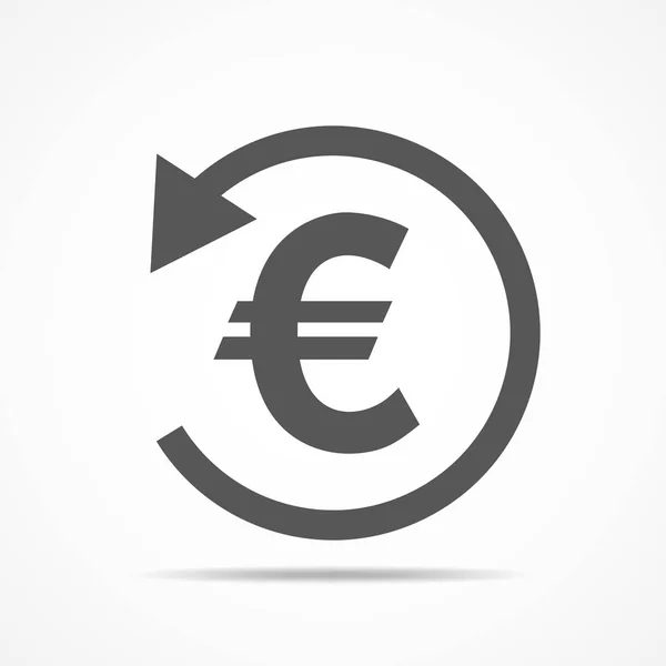 Icono de dinero de reembolso. Ilustración vectorial . — Vector de stock