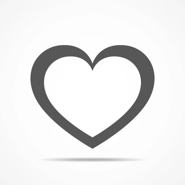 Coração para o Dia dos Namorados. Ilustração vetorial . —  Vetores de Stock