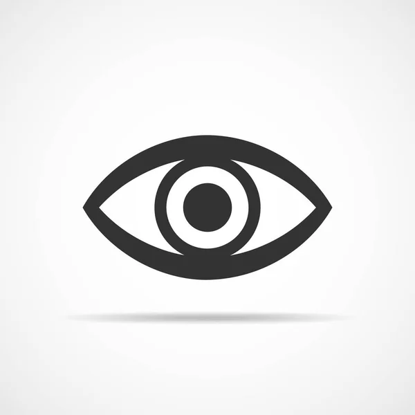 Icono del ojo. ilustración vectorial. — Vector de stock