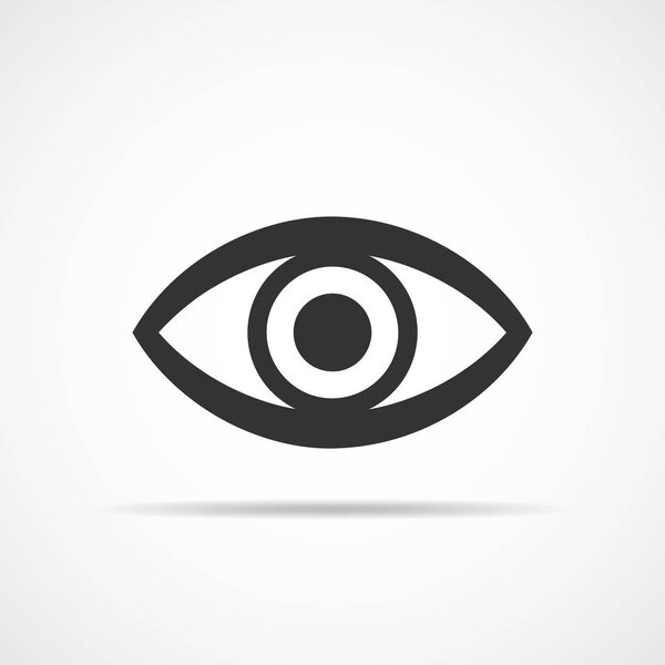 Eye icon. Vector illustration.