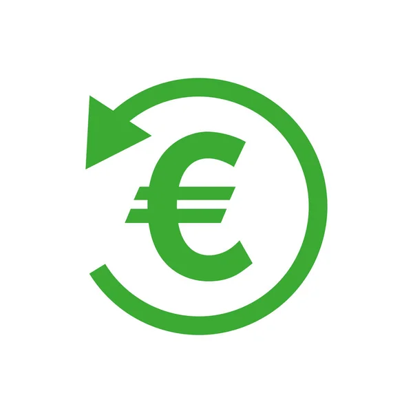 Remboursement icône de l'argent. Illustration vectorielle . — Image vectorielle