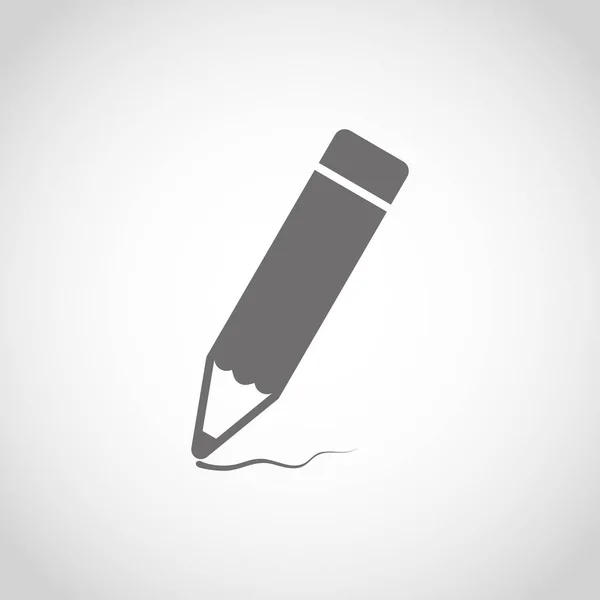 Ícone de lápis. ilustração vetorial —  Vetores de Stock