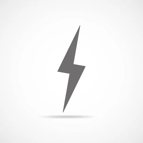 Lightning icon. Vector illustration. — Stock Vector