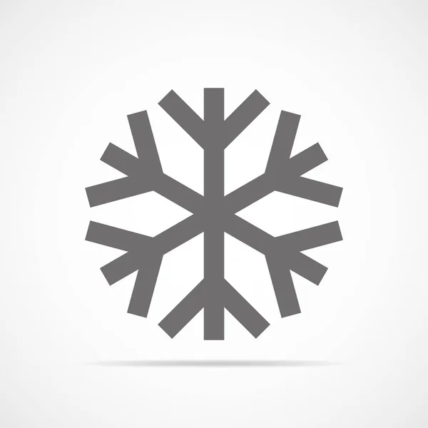 Ikona sněhové vločky. vektorová ilustrace. — Stockový vektor