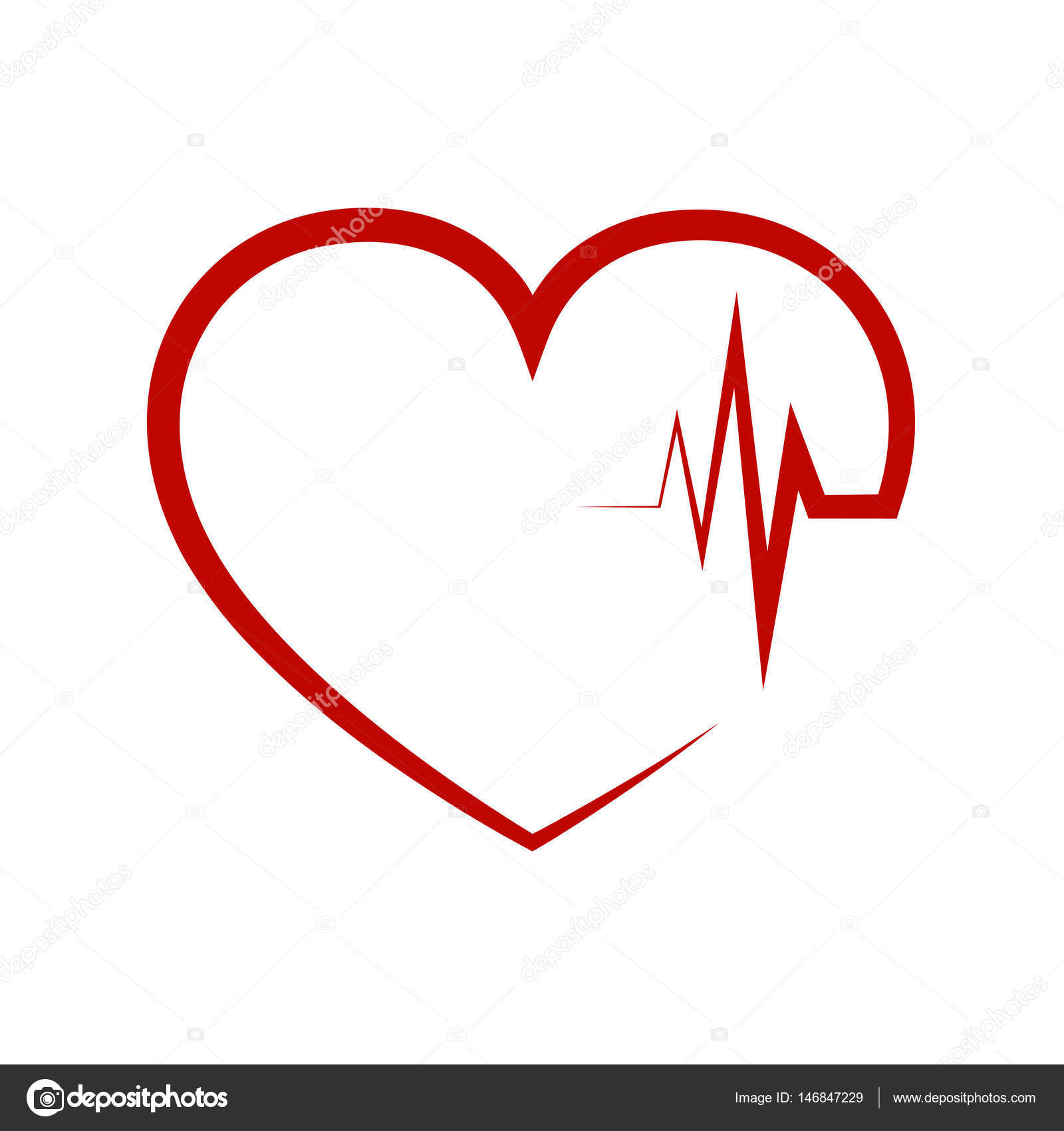 ハートアイコン ベクターイラスト ストックベクター C Chekman1