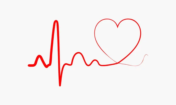 Kalp ikonu. Vektör illüstrasyonu.