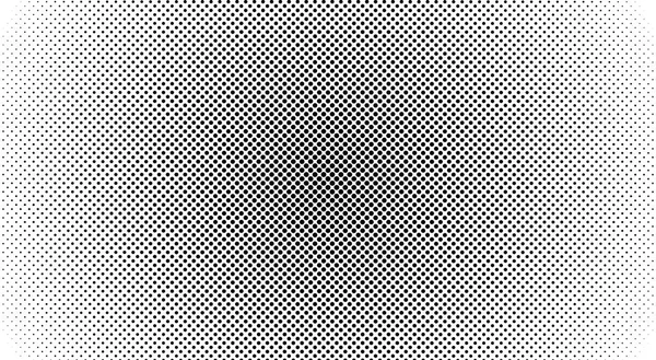 Fond à pois noirs et blancs dans le design Halftone. Illustration vectorielle . — Image vectorielle