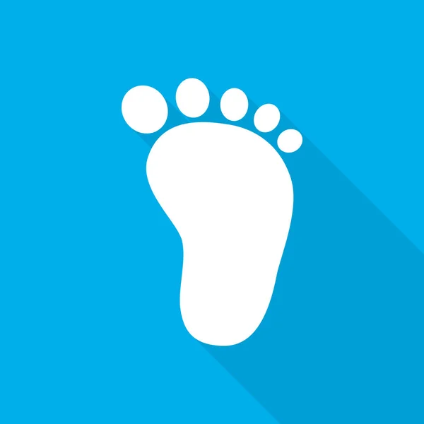 Baby footprints. Vector illustration. — Stock Vector
