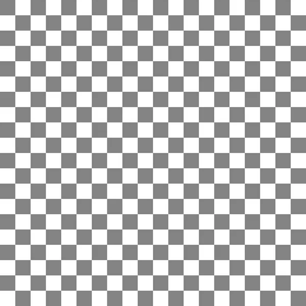 Grå sömlös schack bakgrund. Vektorillustration — Stock vektor