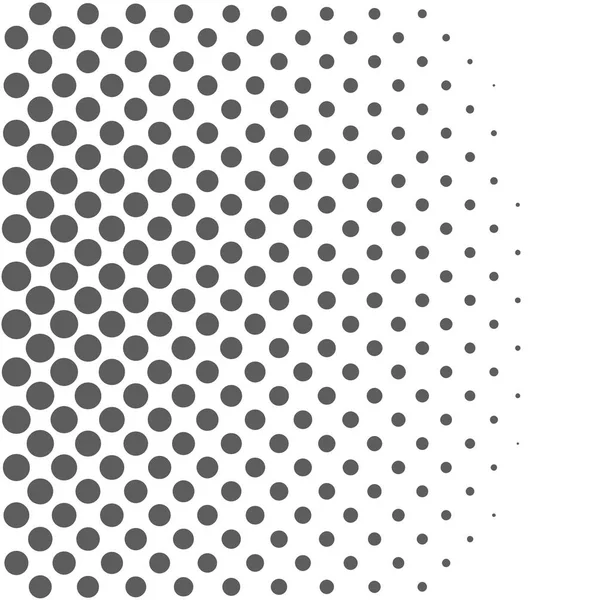 Fundo de pontos preto e branco em design Halftone. Ilustração vetorial . — Vetor de Stock