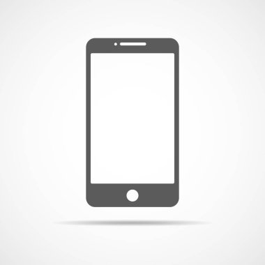 Akıllı telefon simgesi. Vektör çizim