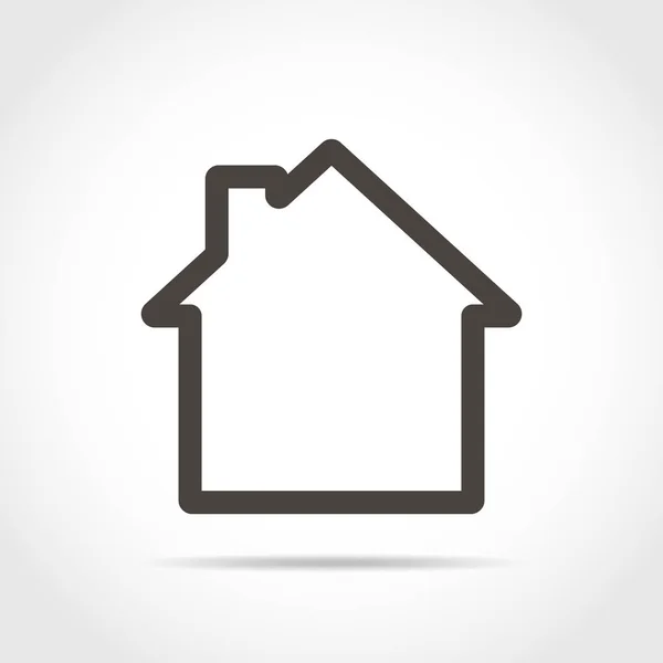 Ev ikonu. vektör illüstrasyonu