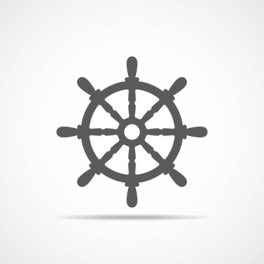 Geminin direksiyon simgesi. vektör illüstrasyonu