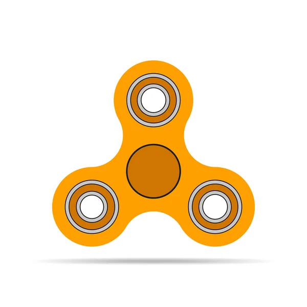 Hand Fidget Spinner Spielzeugikone. Vektorillustration. — Stockvektor