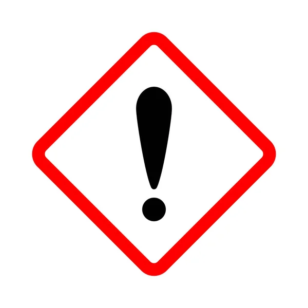 Warning danger sign. Vector illustration — Stock Vector