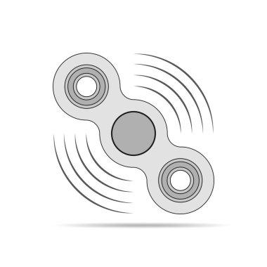 El spinner simgesi. Vektör çizim.
