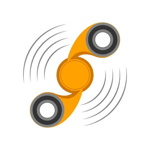 Spinner handje. Vectorillustratie. — Stockvector