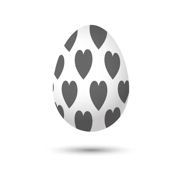 Великдень значок яйця. Векторні ілюстрації — стоковий вектор