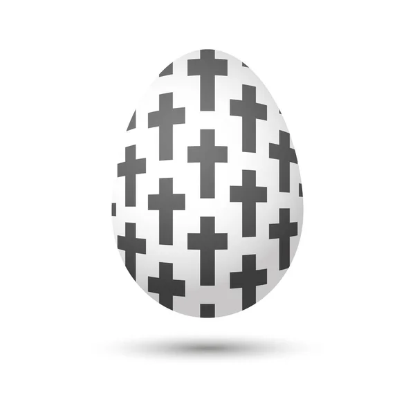 Ikona velikonočního vajíčka. vektorová ilustrace — Stockový vektor