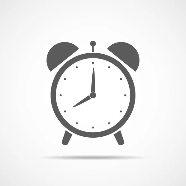 Icono del reloj despertador. ilustración vectorial — Vector de stock