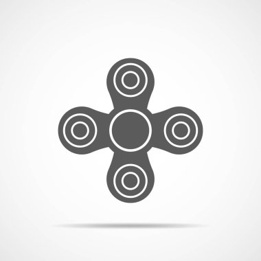 El spinner simgesi. Vektör çizim.