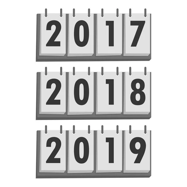 Set ikon kalender. Ilustrasi vektor - Stok Vektor